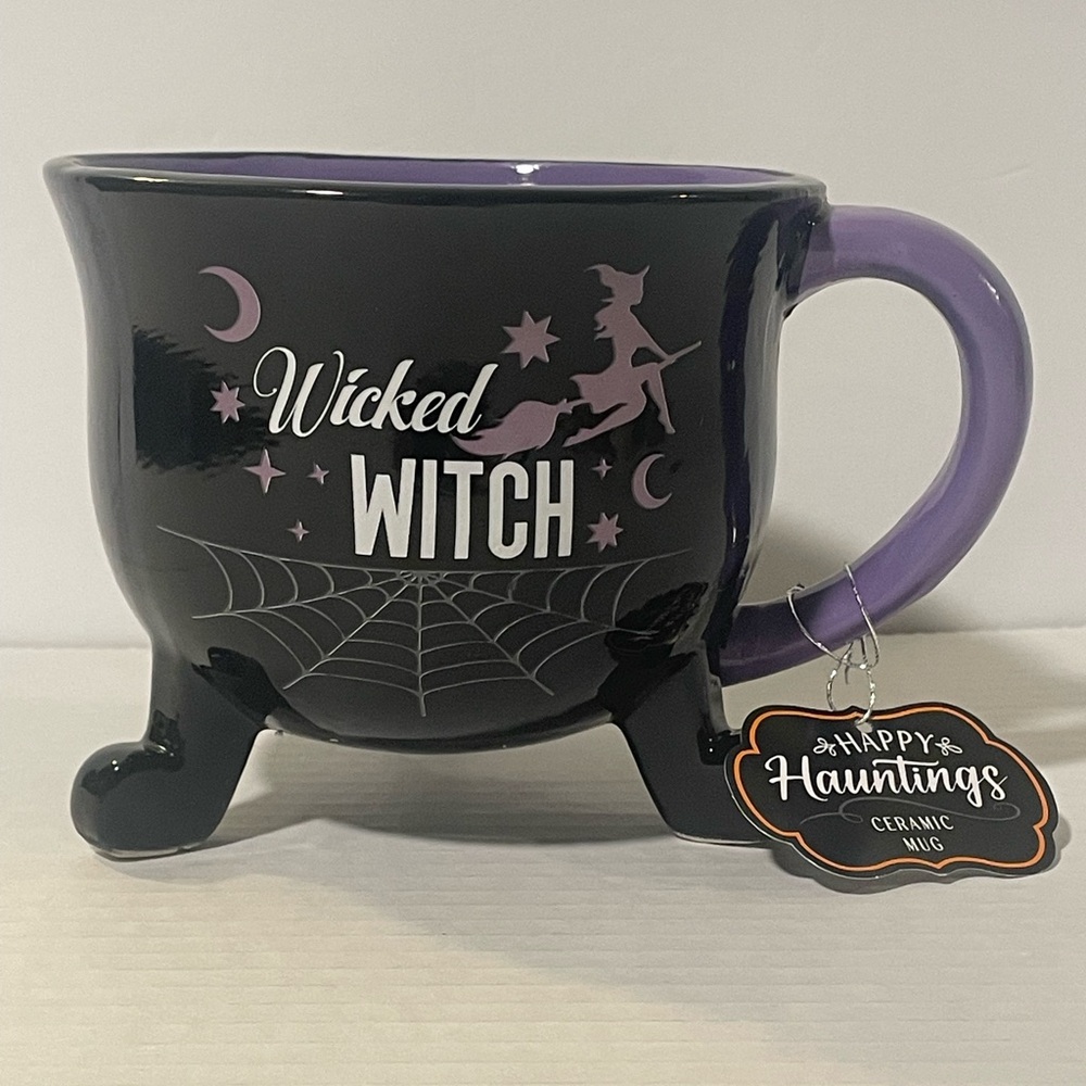 Halloween Wicked Witch Cauldron Mug New